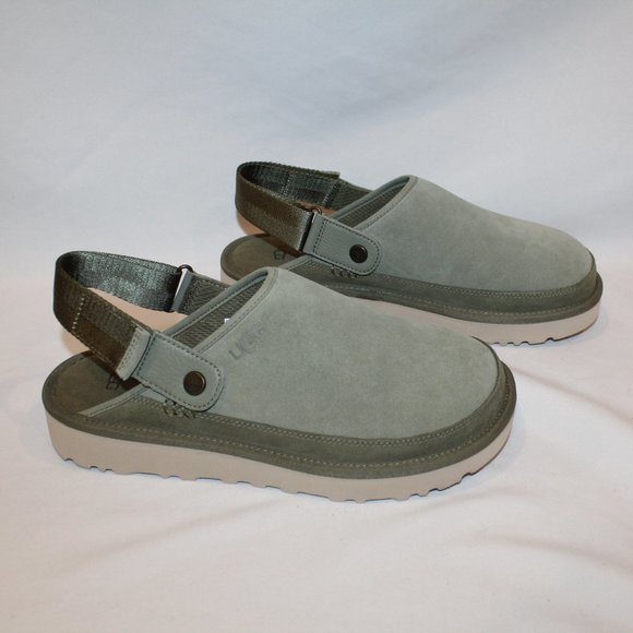 NIB UGG MEN\'S GOLDENCOAST SHADED CLOVER SUEDE CLOG SLIPPERS main image 5